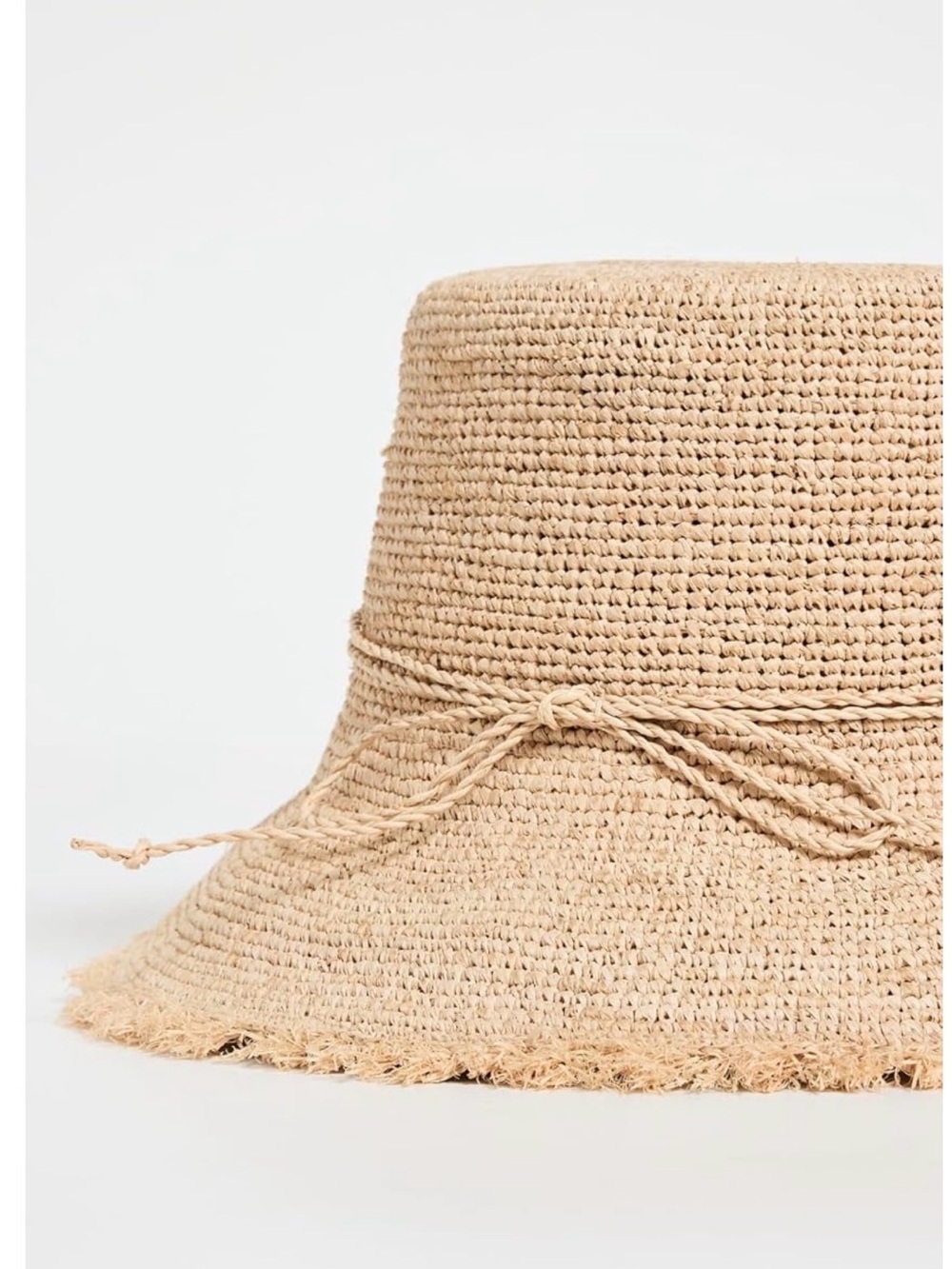 Hat Attack Packable Raffia Bucket Hat - Picture 4 of 6